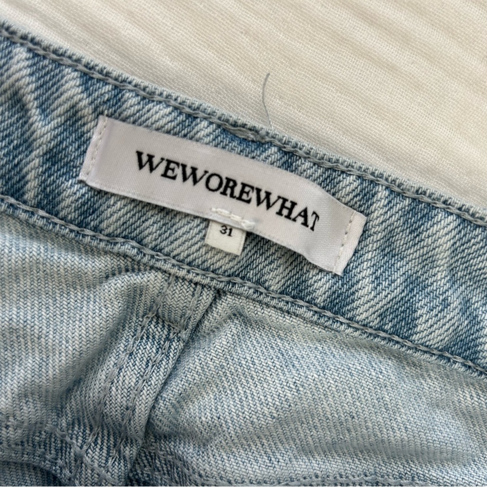 WeWoreWhat We Wore What Wide Leg Denim Jeans
Light Wash
Size 31 - Picture 3 of 9
